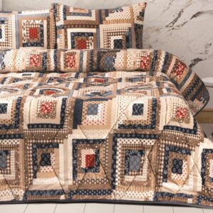 Merinos Comforter 3 Parça Çift Kişilik Yorgan Set 220x240 Elenia