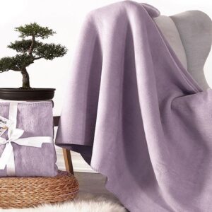Dolce Bonita Home Pamuklu Tv Battaniye 127X155 Basic Lila